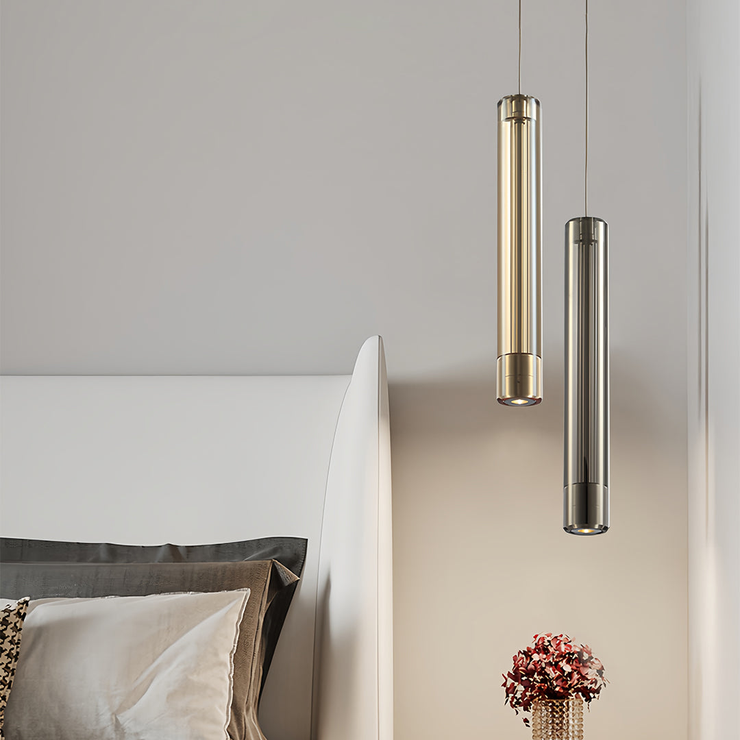 Modern Minimalist Crystal Pendant Light Fixture for Living Room Décor