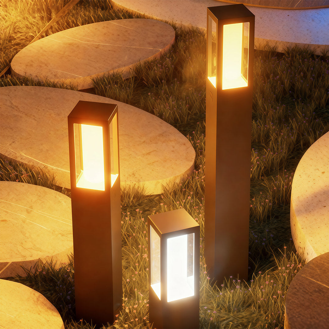 Stylish Waterproof Pathway Bollard Lights for Outdoor Landscape Garden