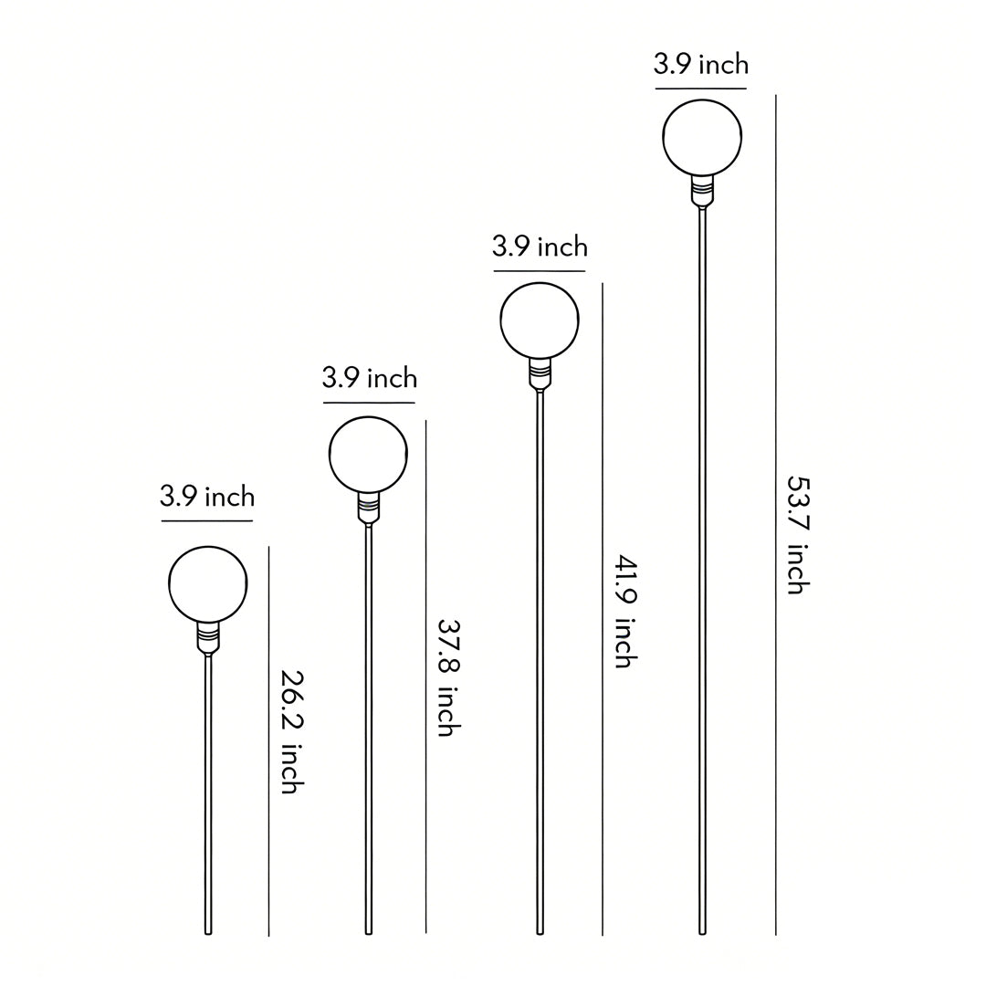 Outdoor Round Reed Decorative Landscape Light in Warm Bronze Finish