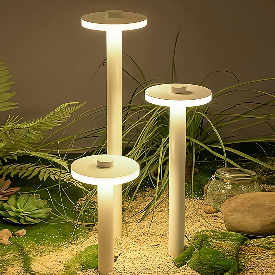 Rustic Waterproof Solar Path Lighting Garden Lanterns for Outdoor Spaces