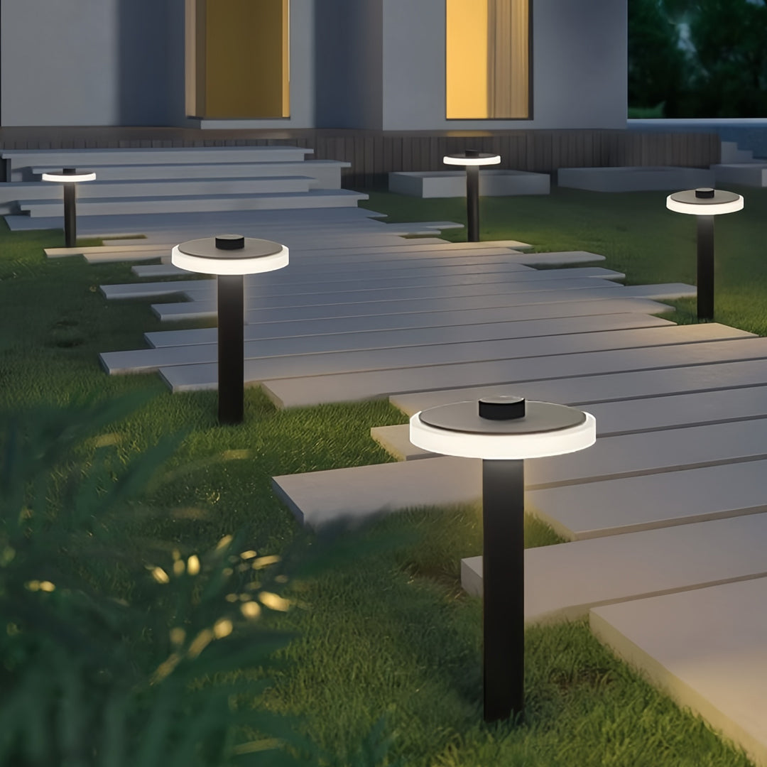 Rustic Waterproof Solar Path Lighting Garden Lanterns for Outdoor Spaces