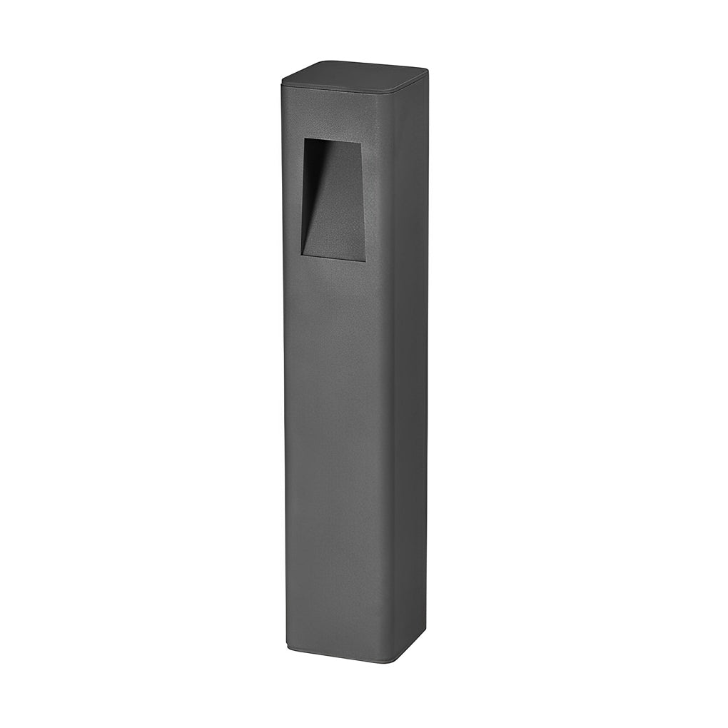 Modern Black Aluminum Alloy Pathway Bollard Lights for Outdoor Use