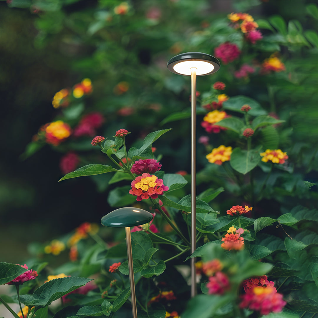 Minimalist Black Metal Pathway Outdoor Landscape Lighting for Gardens