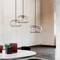 Elegant Electroplated Glass Nordic Pendant Light for Dining Room Decor