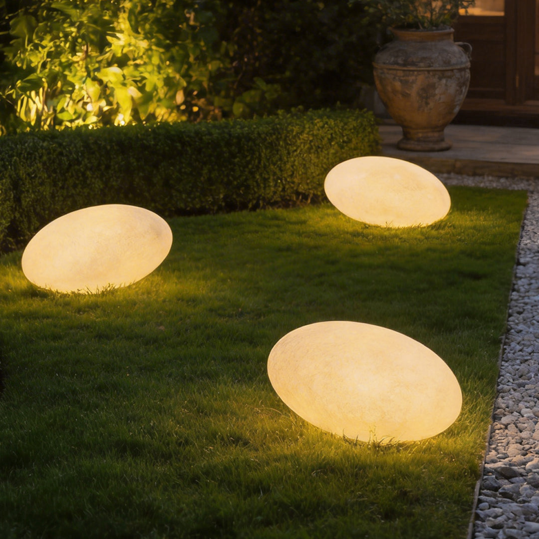 Modern Waterproof LED Pebble Garden Lights for Outdoor Landscape Decor