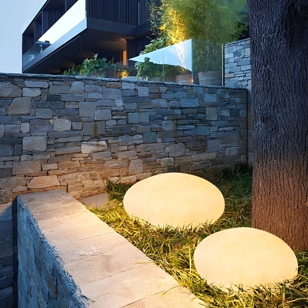 Modern Waterproof LED Pebble Garden Lights for Outdoor Landscape Decor