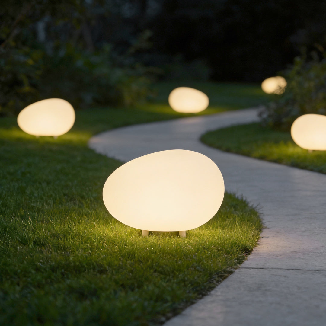 Modern Waterproof Pebble LED Landscape Lamp for Outdoor Garden Lighting