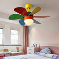 Vibrant LED Ceiling Fan for Kids' Room - Mini Colorful Design