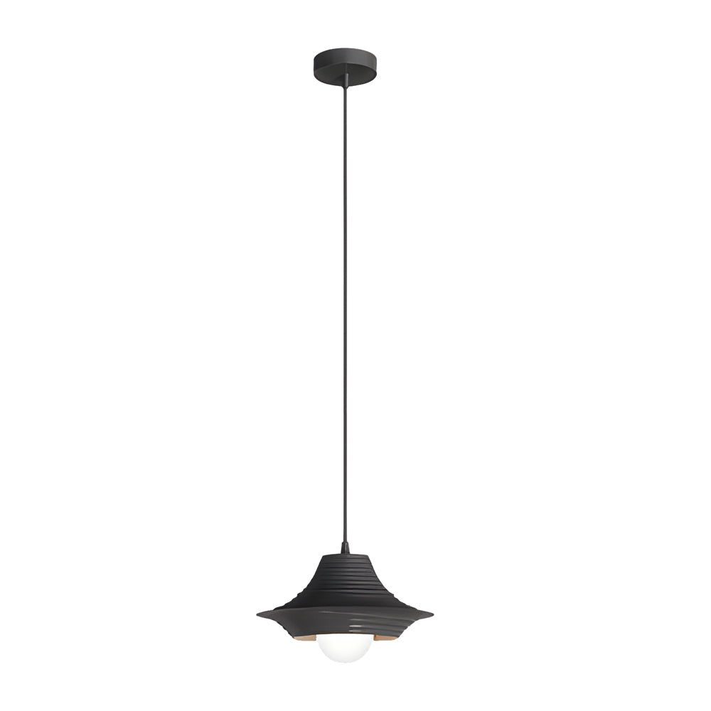 Creative Iron Striped Pendant Light with 3-Step Dimming for Nordic Style Rooms