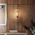 Custom Industrial Bronze Glass Wall Sconces for Retro Corridor Decor