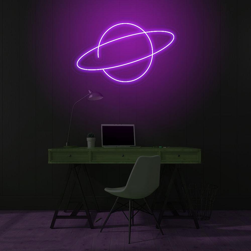 Retro Green LED Neon Light Sign for Home Bar, Bedroom, or Office