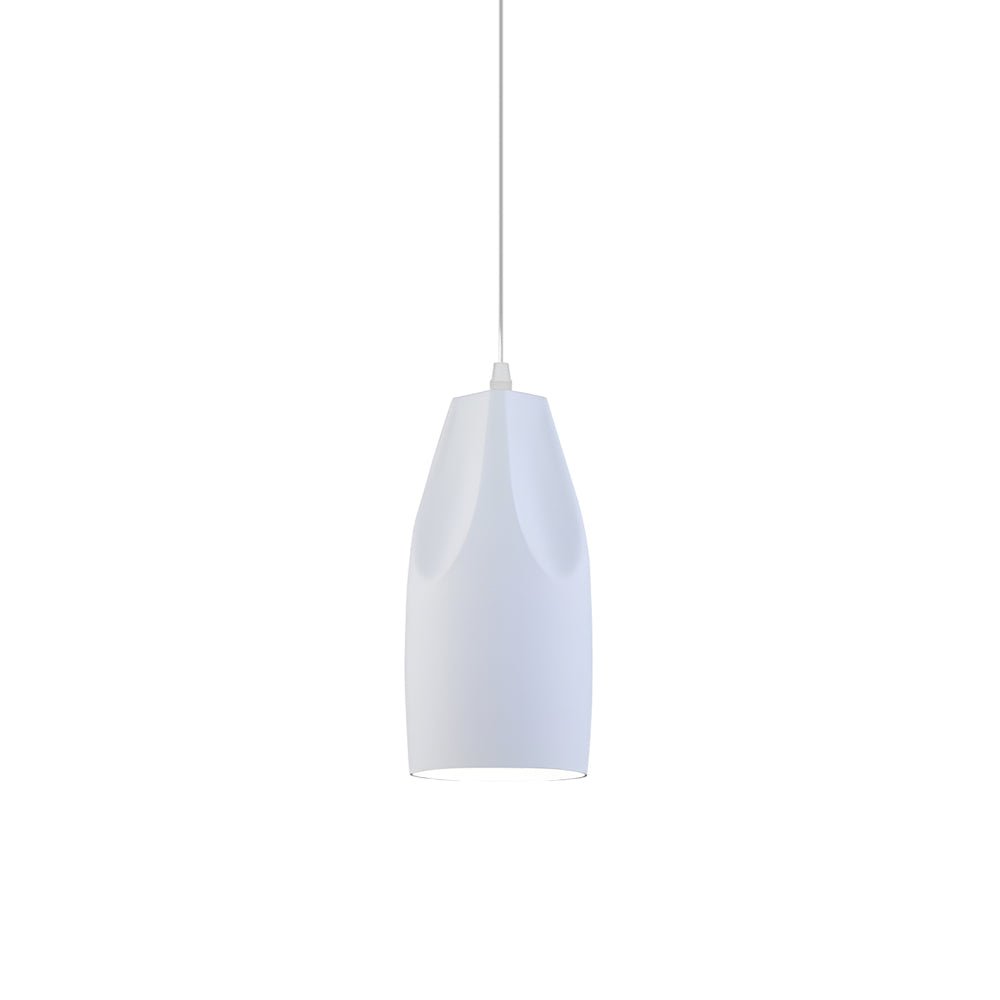 Modern Black and White Pleat Box LED Pendant Light for Dining Room