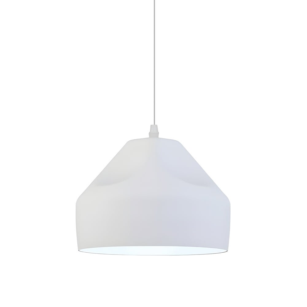 Modern Black and White Pleat Box LED Pendant Light for Dining Room