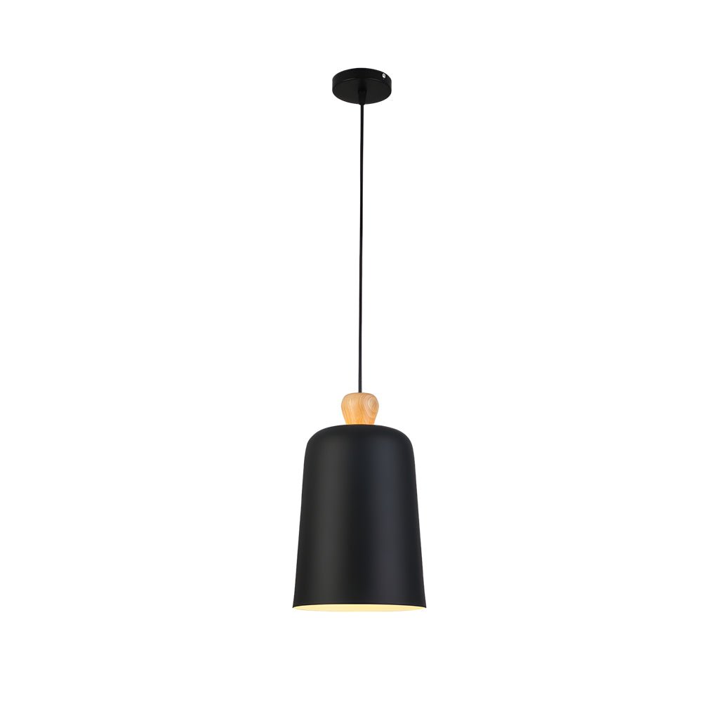Modern Black and White Pleat Box LED Pendant Light for Dining Room