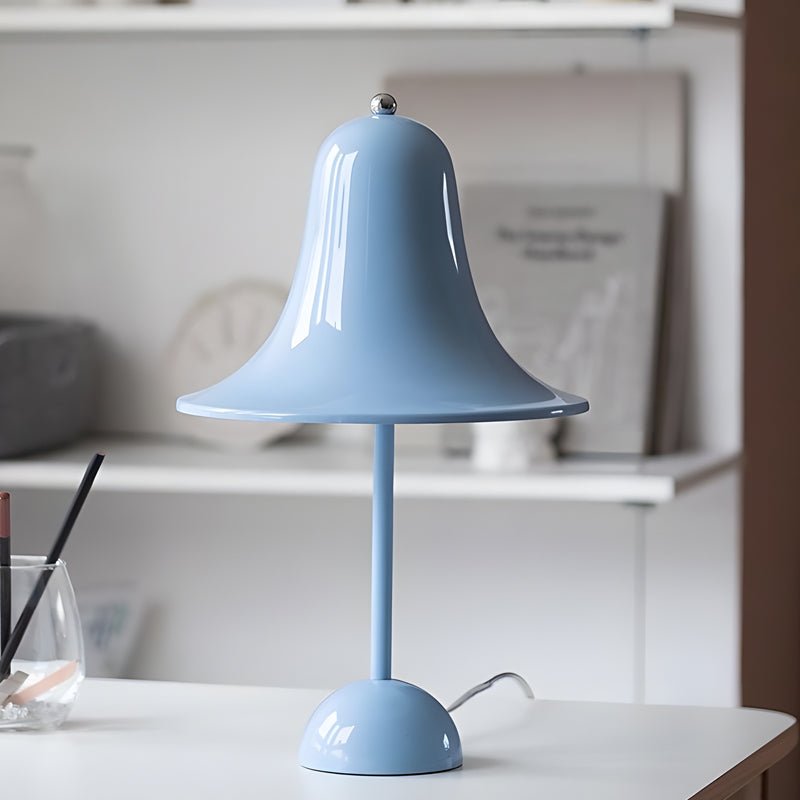 Sleek Polished Iron LED Nordic Portable Hat Table Lamp for Modern Decor