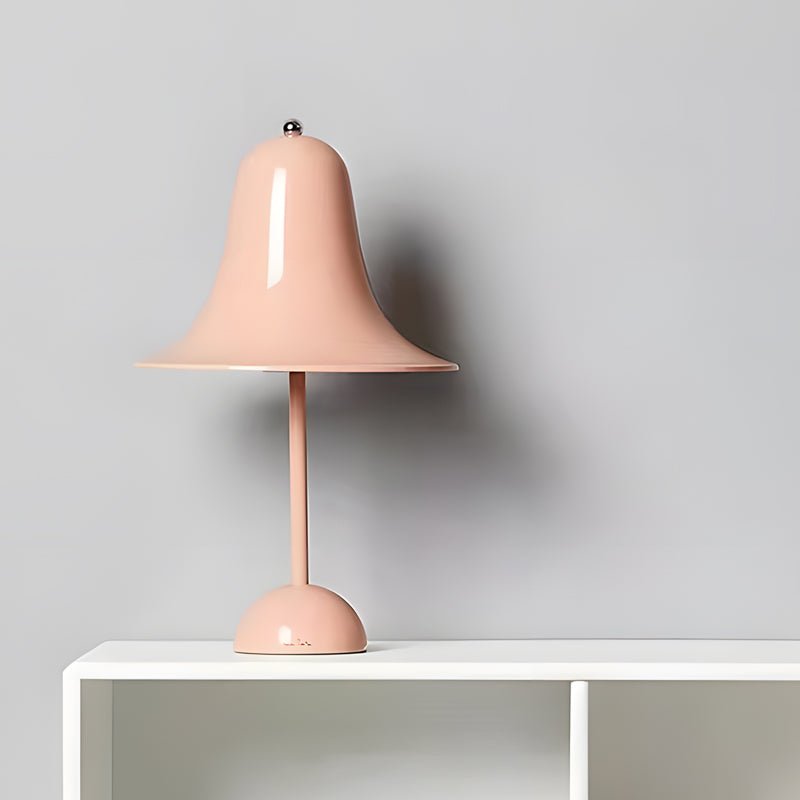 Sleek Polished Iron LED Nordic Portable Hat Table Lamp for Modern Decor