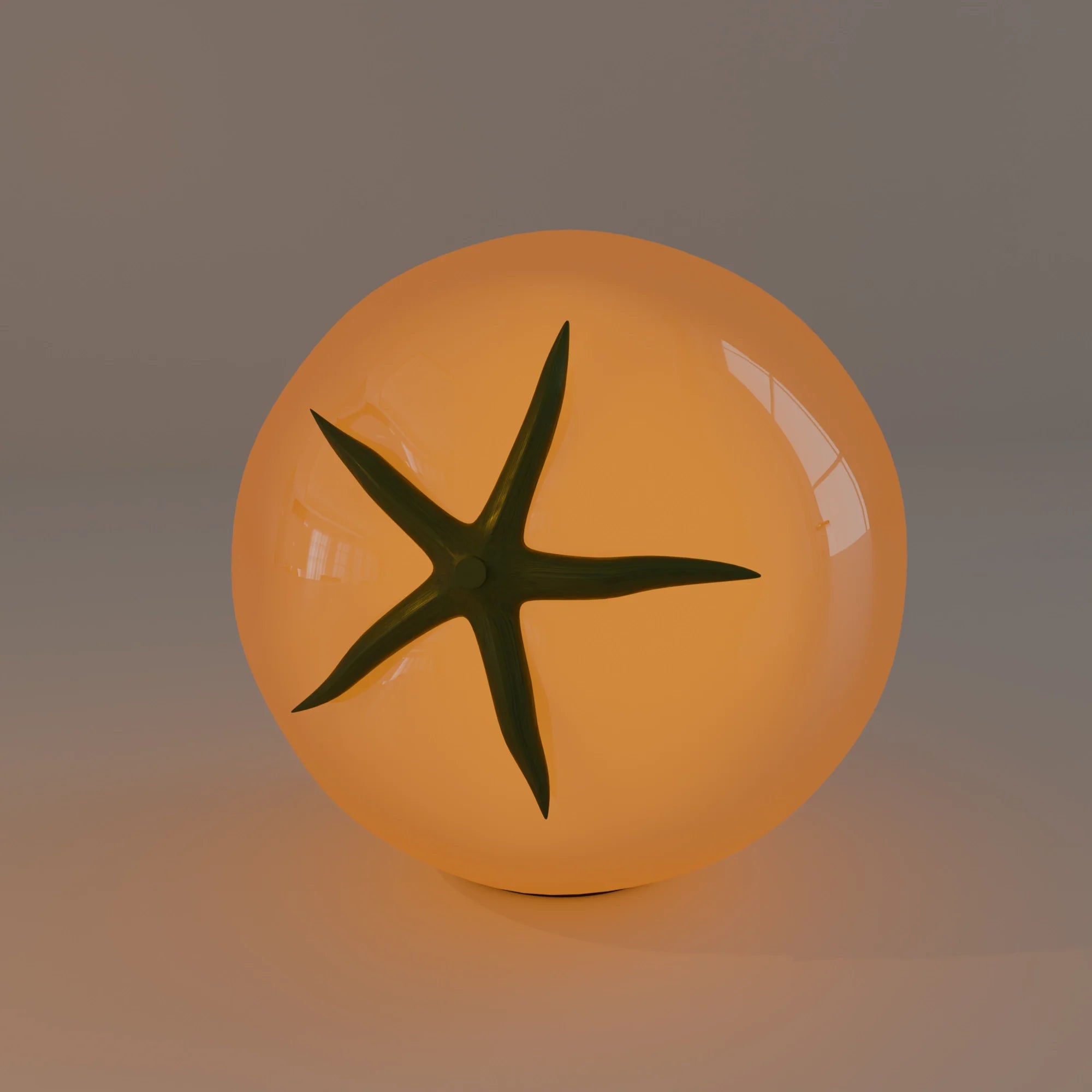 Contemporary White Ceramic Pomodoro Table Lamp for Office and Living Room