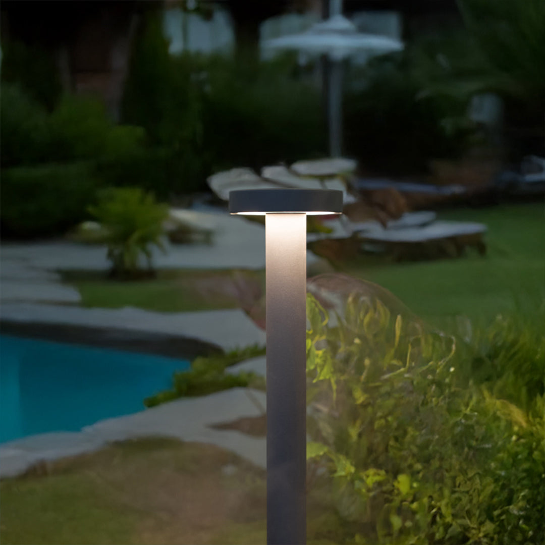 Waterproof LED Landscape Path Lights - Modern Stainless Steel Outdoor Lighting