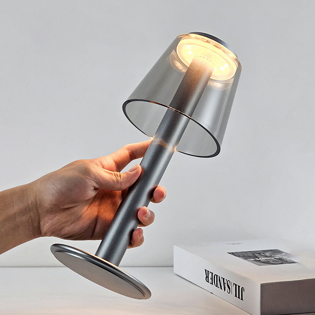 Modern Minimalist USB Adjustable Table Lamp in Sleek Black Metal for Desk