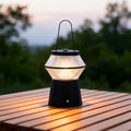 Elegant Solar-Powered LED Lantern with UV Mosquito Repellent for Patio