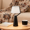 Minimalist Scandinavian Wood Table Lamp for Nightstand or Living Room