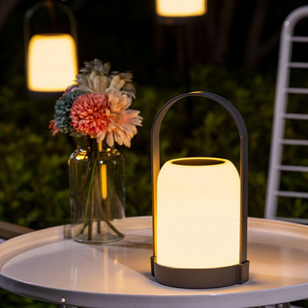 Portable Solar-Powered Waterproof LED Lantern for Outdoor Activities