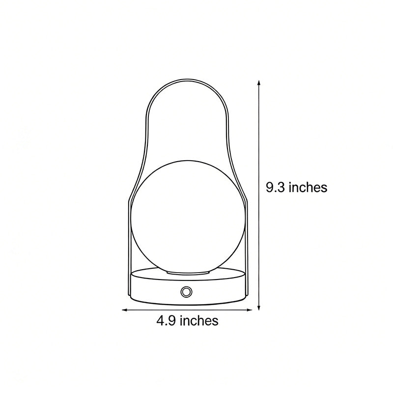 Stylish Rechargeable Touch-Control LED Lantern for Indoor/Outdoor Use