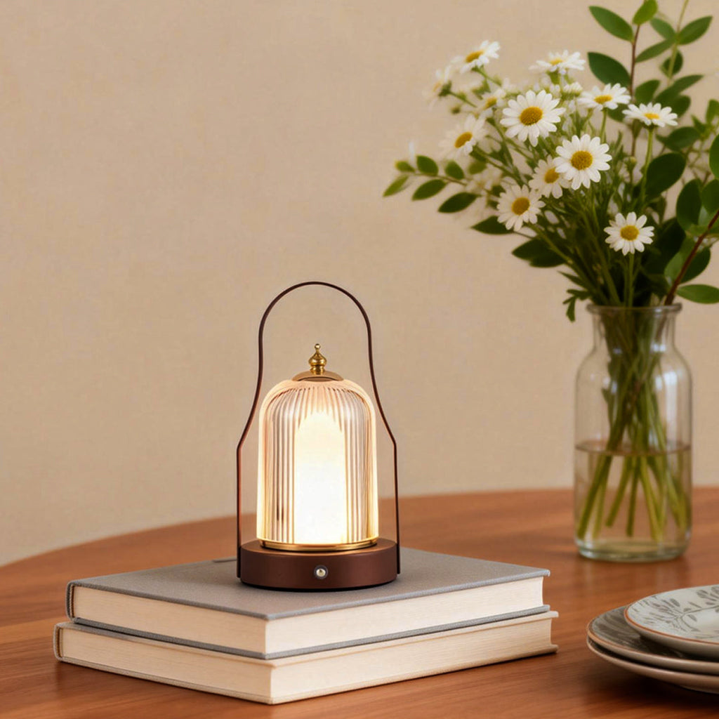 Stylish Rechargeable Touch-Control LED Lantern for Indoor/Outdoor Use
