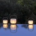 Waterproof Rechargeable LED Solar Lantern with Handle for Outdoor Use