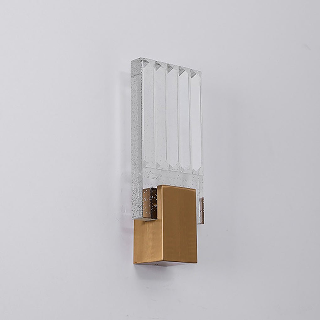 Postmodern Minimalist LED Crystal Wall Sconces for Aisle or Bedside