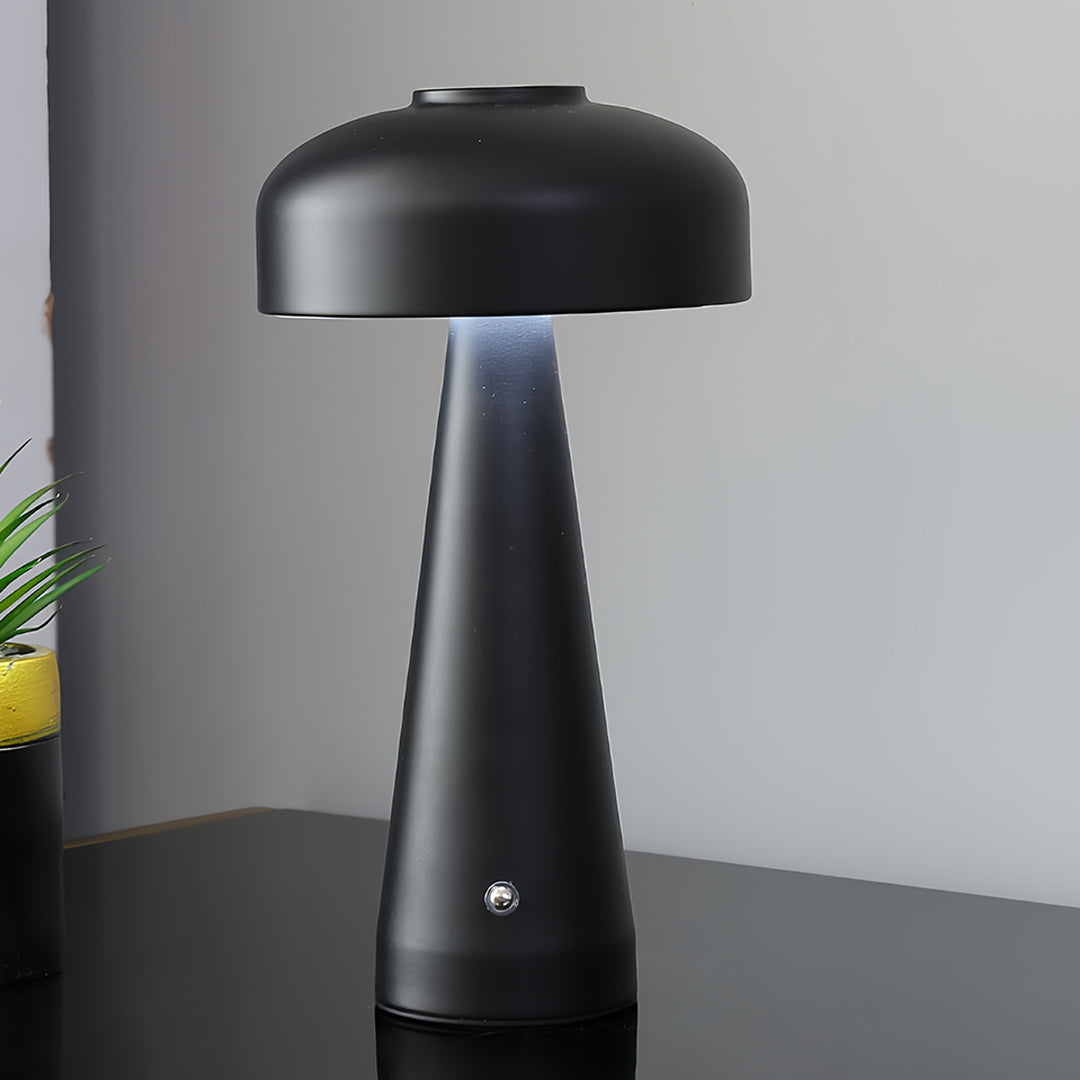 Dimmable Touch Control Portable Mushroom LED Table Lamp for Bedroom Decor