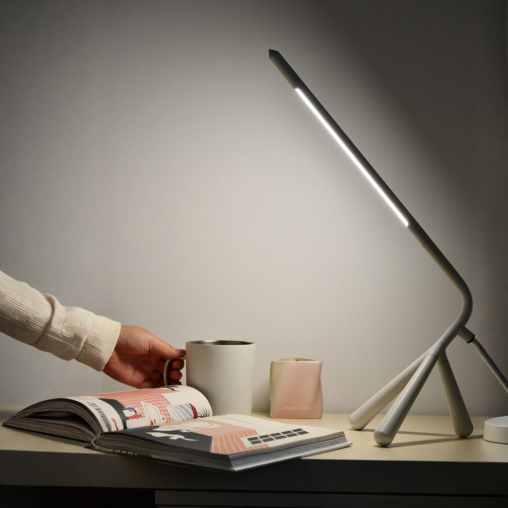 Unique Rotatable LED Table Lamp with Three Legs for Modern Living Room