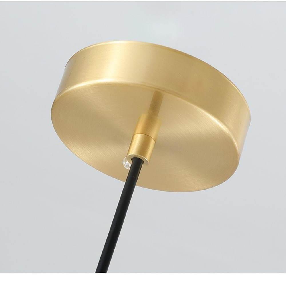 Contemporary Metal and Marble Mini Pendant Light for Kitchen and Dining