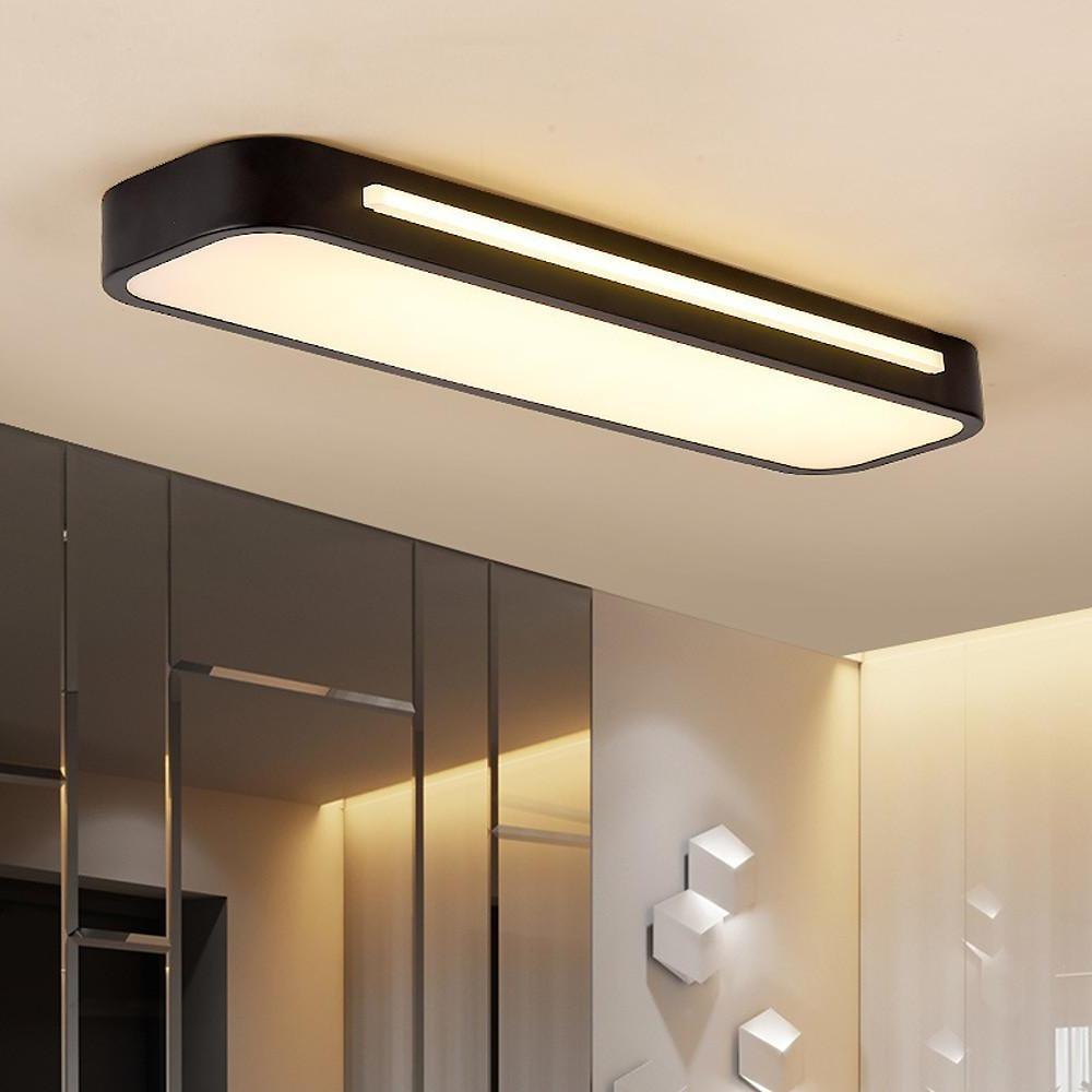 Minimalist White LED Flush Mount Oval Ceiling Light for Modern Spaces