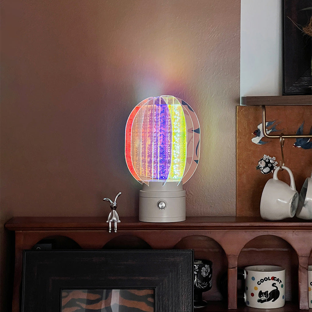 Vibrant Aluminum LED Table Lamps - Artistic Design for Modern Rooms
