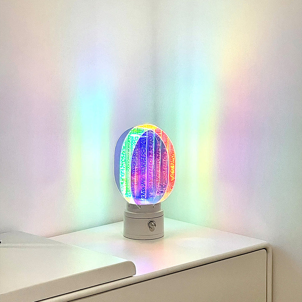 Vibrant Aluminum LED Table Lamps - Artistic Design for Modern Rooms