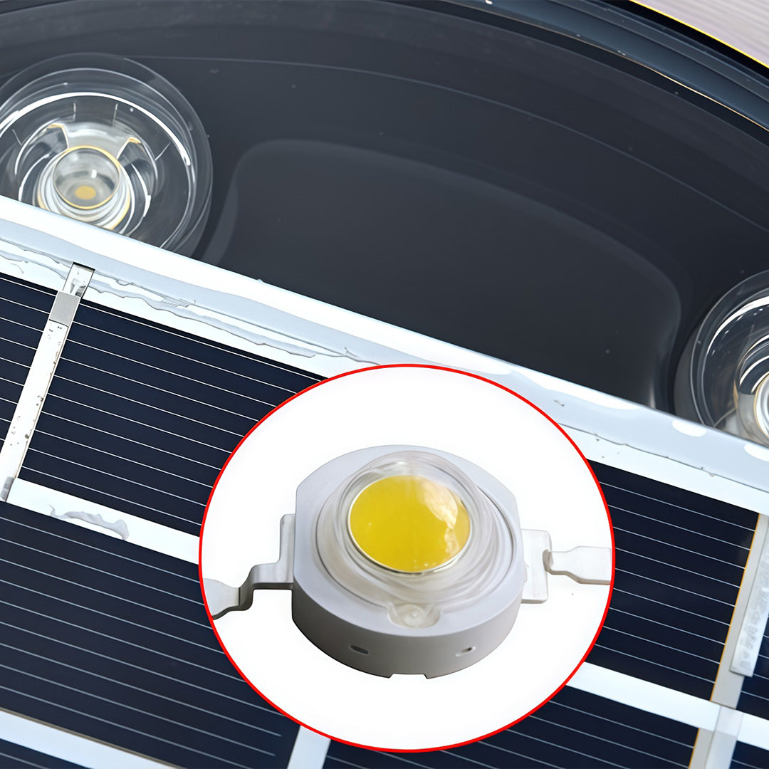 Sleek Stainless Steel Solar LED Recessed Ground Well Light for Outdoors