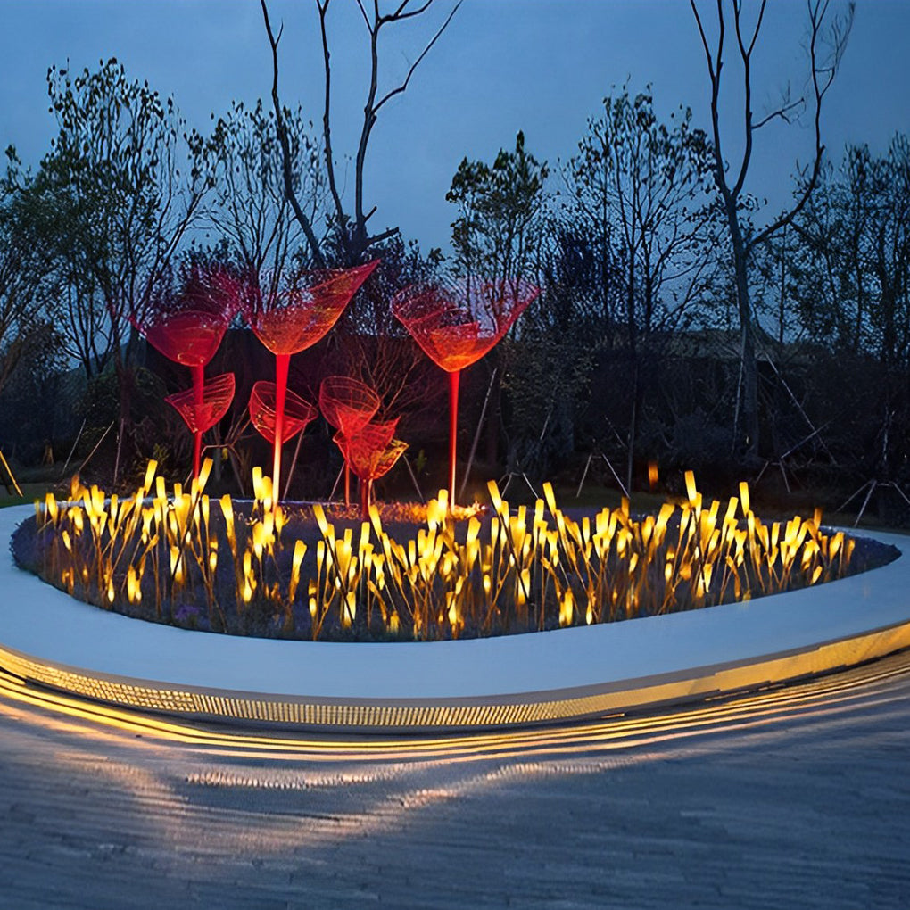 Modern Waterproof Acrylic Reed Lights for Outdoor Landscape Lighting