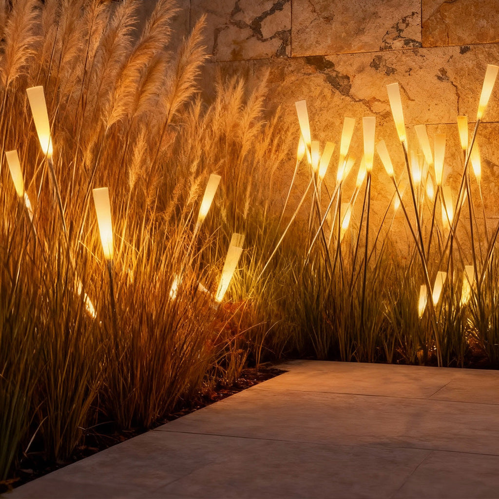 Waterproof Acrylic Reed Lights for Outdoor Landscape Lighting Decor
