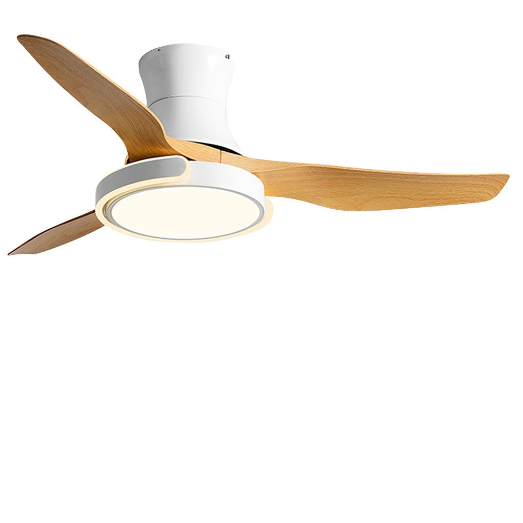Brushed Nickel Remote Control Ceiling Fan Light with Dimming for Living Room