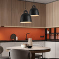 Minimalist Resin Semicircle Bell Chandelier for Nordic Style Interiors