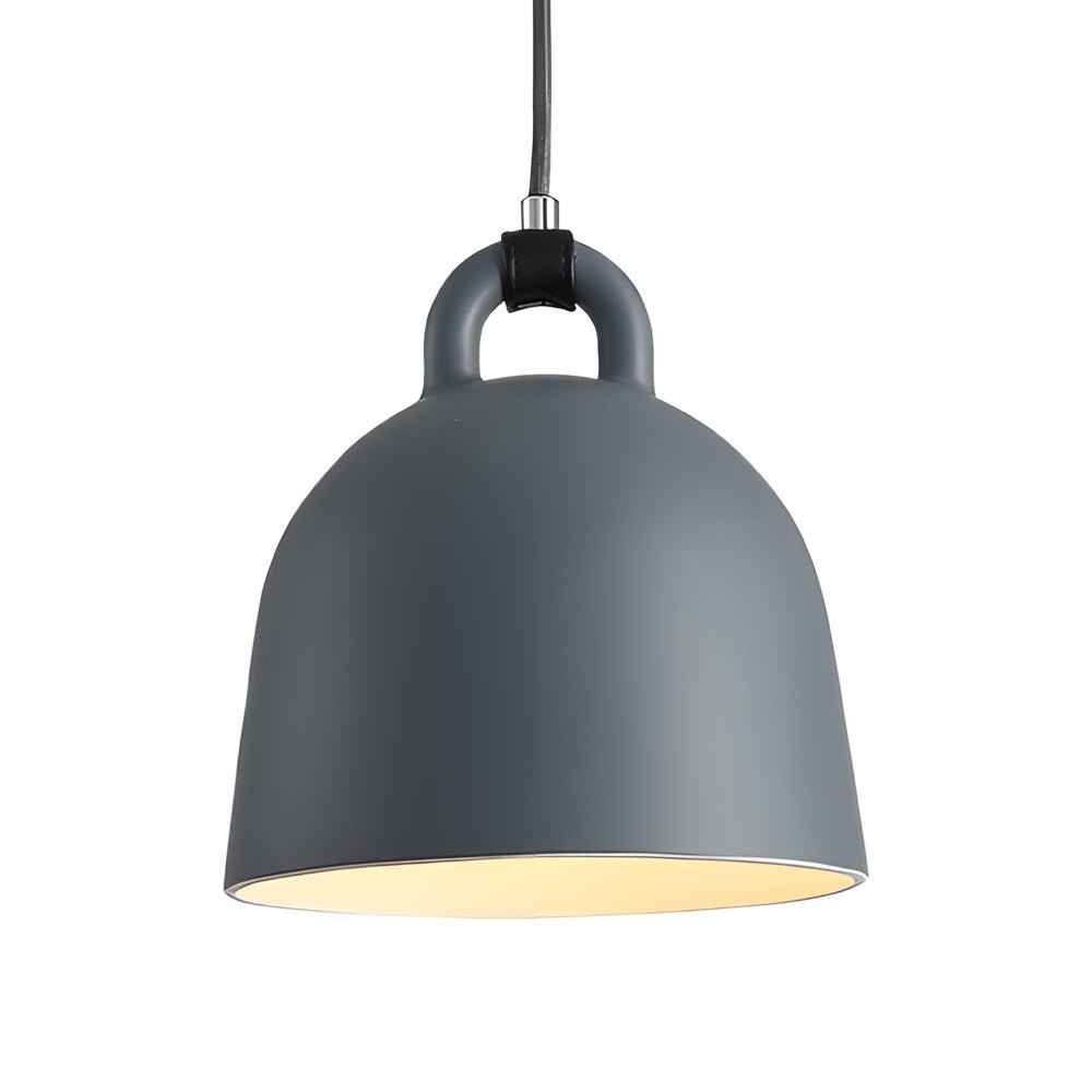 Minimalist Resin Semicircle Bell Chandelier for Nordic Style Interiors