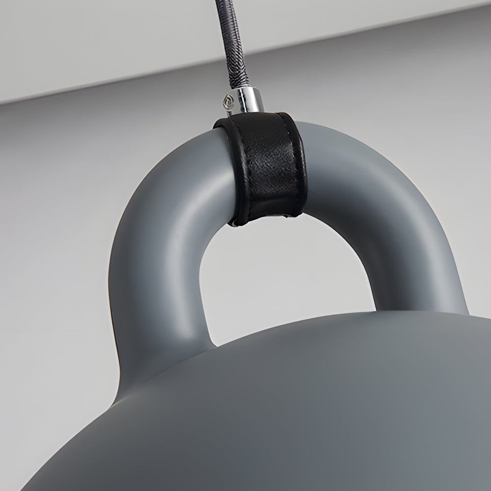 Minimalist Resin Semicircle Bell Chandelier for Nordic Style Interiors