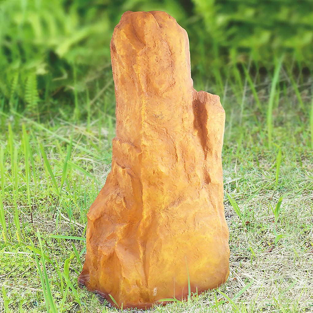 Stylish Simulated Stone Resin LED Outdoor Landscape Lawn Light Fixture