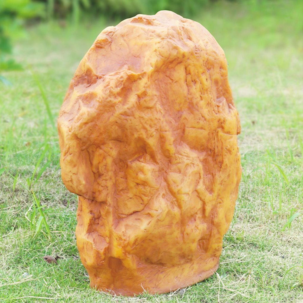 Stylish Simulated Stone Resin LED Outdoor Landscape Lawn Light Fixture