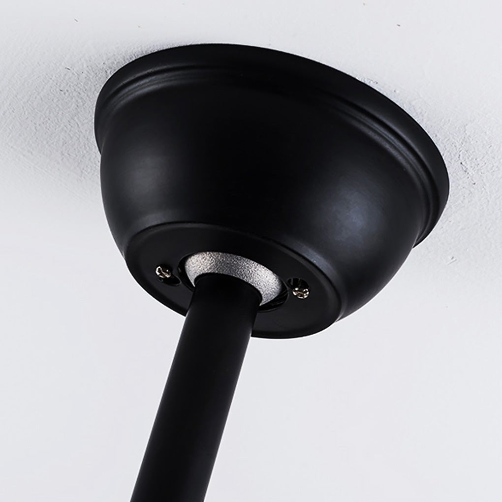 Rustic Retro Bladeless Ceiling Fan Lamp with Three-Speed Wind Control