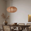 Vintage Hemp Rope Chandelier in Japanese Wabi-Sabi Style for Living Room