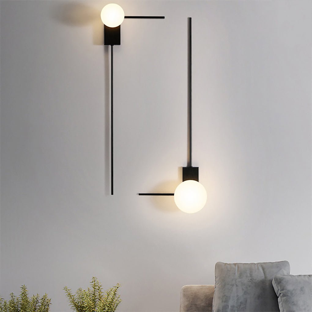 Vintage Nordic Industrial Warm White Wall Sconces for Living Room Decor