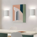 Nordic Ribbed Up and Down LED Wall Sconce for Living Room Bedroom