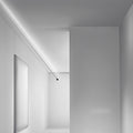 Rotatable Modern Black COB Linear Light Fixture for Living Room Decor